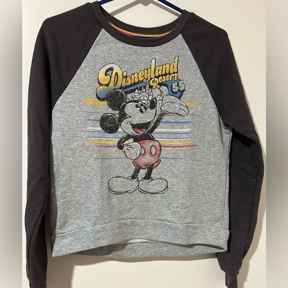 Disney Parks Disneyland Resort ’55 Mickey Mouse Sweatshirt, Women’s Medium, EUC.